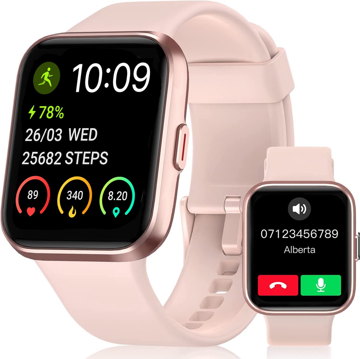 De Maoo Maximize Smartwatch Dames Roze in één oogopslag