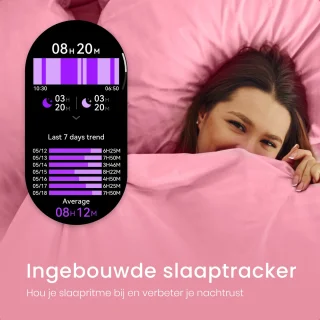 Maoo Ventura AMOLED Smartwatch Dames Zwart RVS