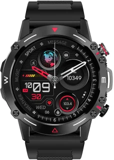 Mawiva Tech HK87 Smartwatch Zwart