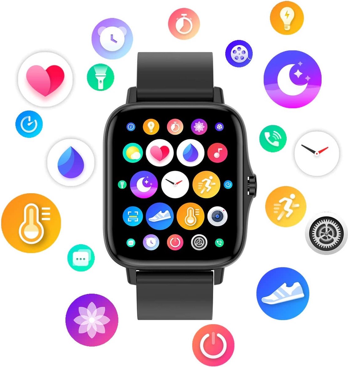 Maxcom FW55 Smartwatch Zwart