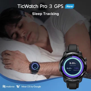 Mobvoi Ticwatch Pro 3 GPS smartwatch 48mm Zwart