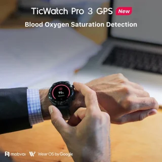 Mobvoi Ticwatch Pro 3 GPS smartwatch 48mm Zwart