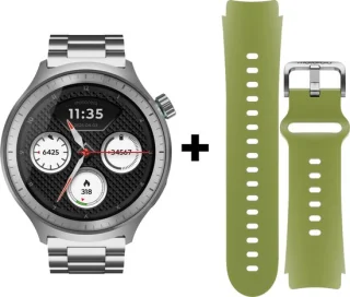 Motorola Moto Watch 47mm Zilver Smartwatch