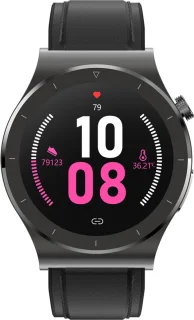 mymonX Smartwatch 43mm Zwart