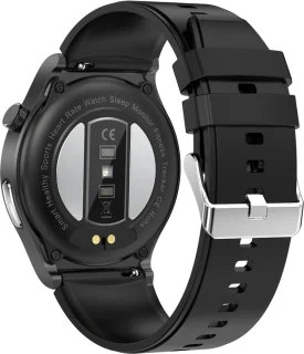 mymonX Smartwatch 43mm Zwart