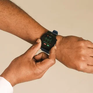 mymonX Smartwatch 43mm Zwart