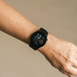mymonX Smartwatch 43mm Zwart