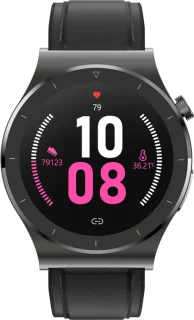 mymonX Smartwatch 43mm Zwart