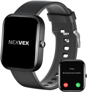 Nexvex Deluxe Smartwatch Zwart 2.0 Inch