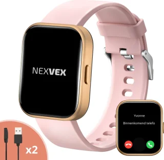 Nexvex Elite Dames Smartwatch Rosé 2.0 Inch