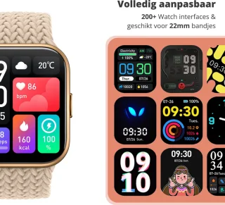 Nexvex Elite Dames Smartwatch Rosé 2.0 Inch