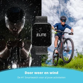 Nexvex Elite Smartwatch Zwart 2.0 Inch