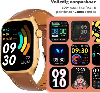 Nexvex Luxe 2X Smartwatch Dames Roze