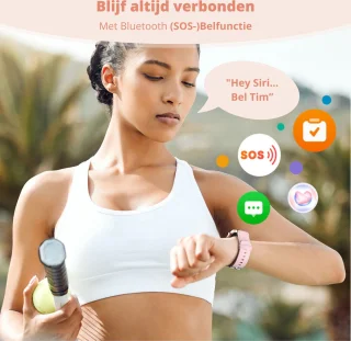 Nexvex Luxe 2X Smartwatch Dames Roze
