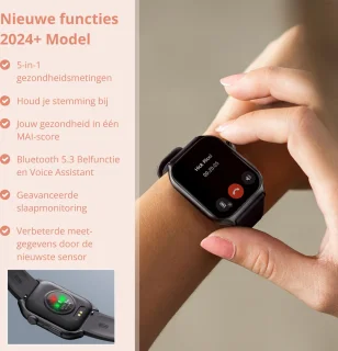 Nexvex Luxe 2X Smartwatch Dames Roze