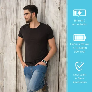 Nexvex Luxe 2X Smartwatch Wit 2.0"