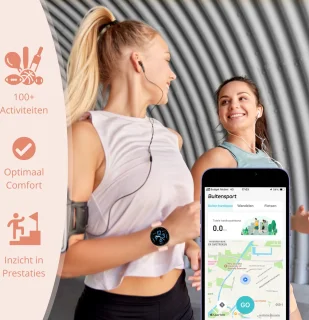Nexvex Ultra 2X Smartwatch Dames Roze