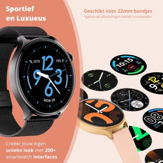 Nexvex Ultra 2X Smartwatch Dames Roze