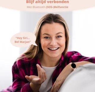 Nexvex Ultra 2X Smartwatch Dames Roze