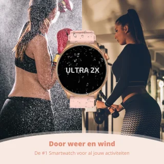 Nexvex Ultra 2X Smartwatch Dames Roze