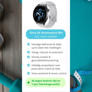 Nexvex Ultra 2X Smartwatch Wit 1.46 Inch