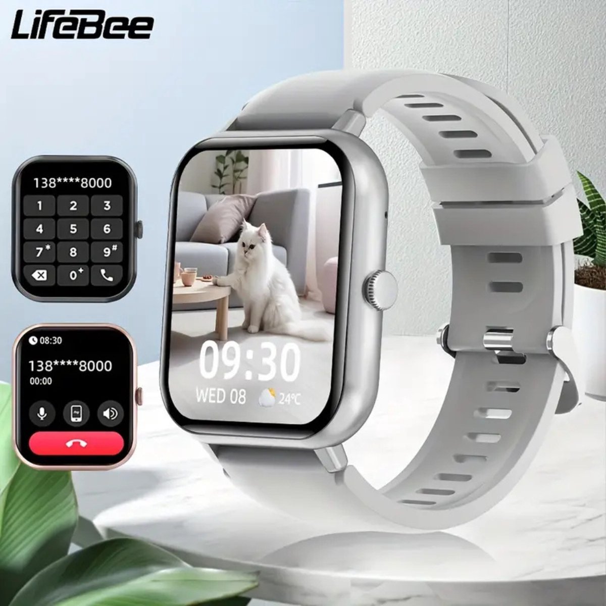 Nivard Smartwatch Digitaal Oranje