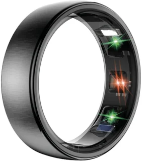 NOLATR NEX Smart Ring Black - Size 8