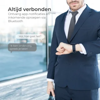 Norva Smartwatch voor Heren - Zwart