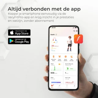 Norva Smartwatch voor Heren - Zwart
