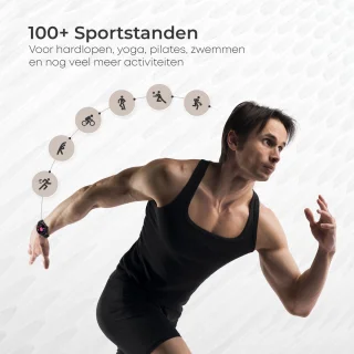Norva Smartwatch Zwart