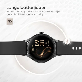 Norva Smartwatch Zwart