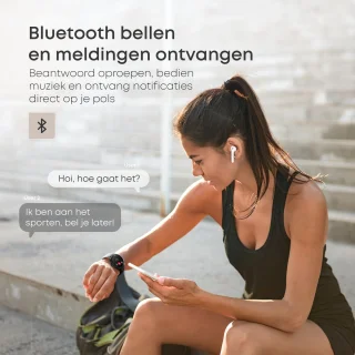 Norva Smartwatch Zwart