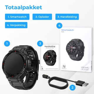 Nuvance Outdoor Smartwatch 45 mm Bluetooth Sporthorloge