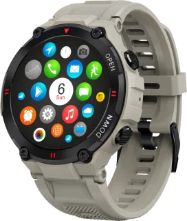 Nuvance Outdoor Smartwatch 45 mm Grijs