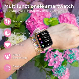 Nuvance Smartwatch 45mm Roze