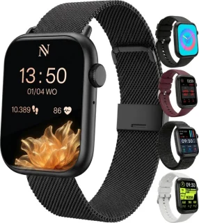 Nuvance smartwatch zwart