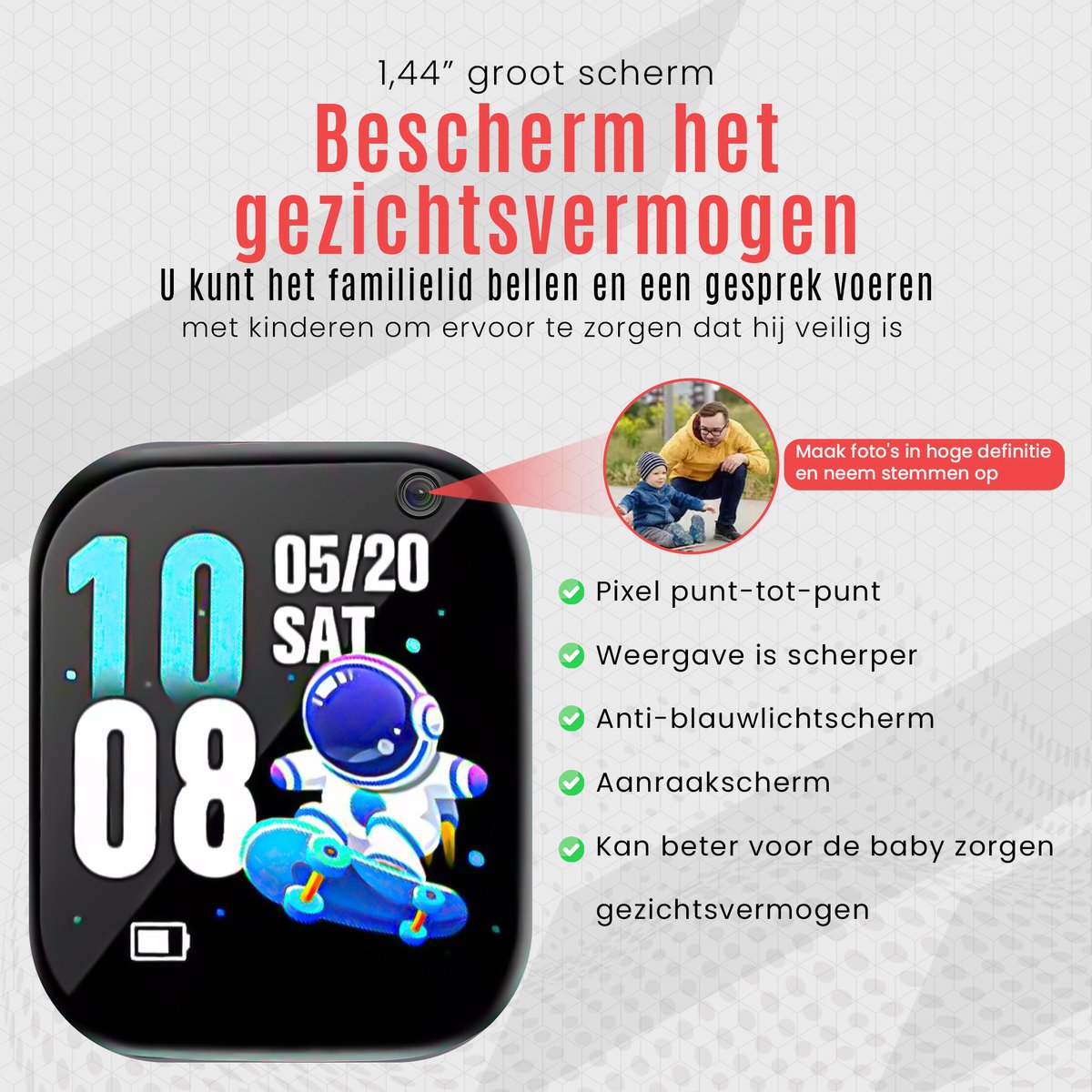 Wat vinden we goed aan de Ohome Kinder Smartwatch Roze