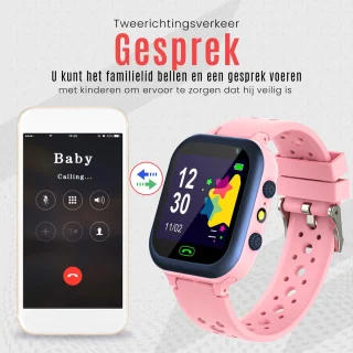 Ohome Kinder Smartwatch Roze