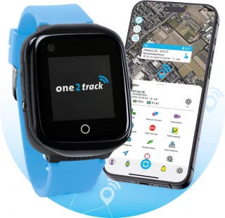One2track Connect NEO blauw GPS horloge kinderen