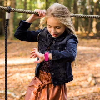 One2track Connect NEO roze GPS horloge kinderen