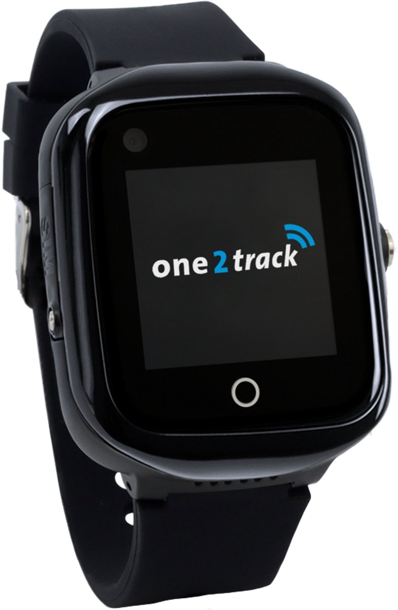 De One2track Connect NEO zwart GPS kinderhorloge in één oogopslag