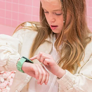 One2track Connect NEXT groen GPS kinderhorloge