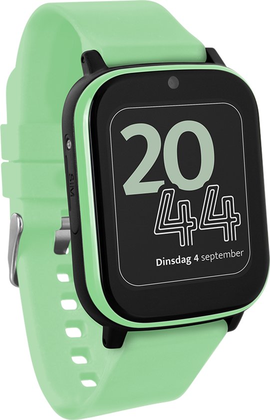 One2track Connect NEXT groen — veilige, slimme GPS-smartwatch voor kinderen
