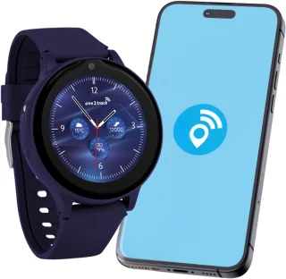 one2track Connect ONE blauw GPS horloge kinderen