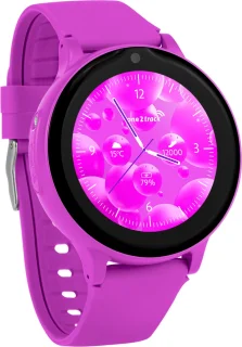 one2track Connect ONE paars GPS horloge kinderen