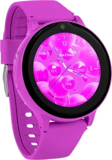 one2track Connect ONE paars GPS horloge kinderen