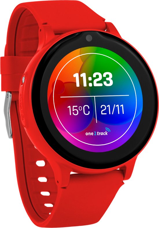 One2track Connect ONE — Veiligheid en contact in één vrolijk horloge