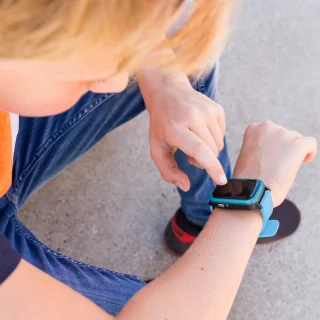 One2track Connect UP blauw GPS horloge kinderen