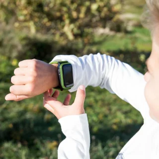 One2track Connect UP groen GPS horloge kinderen