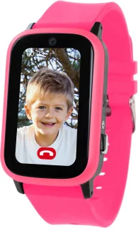 One2track Connect UP roze GPS horloge kinderen